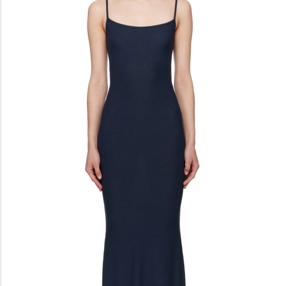 SKIMS Navy Maxi Dress